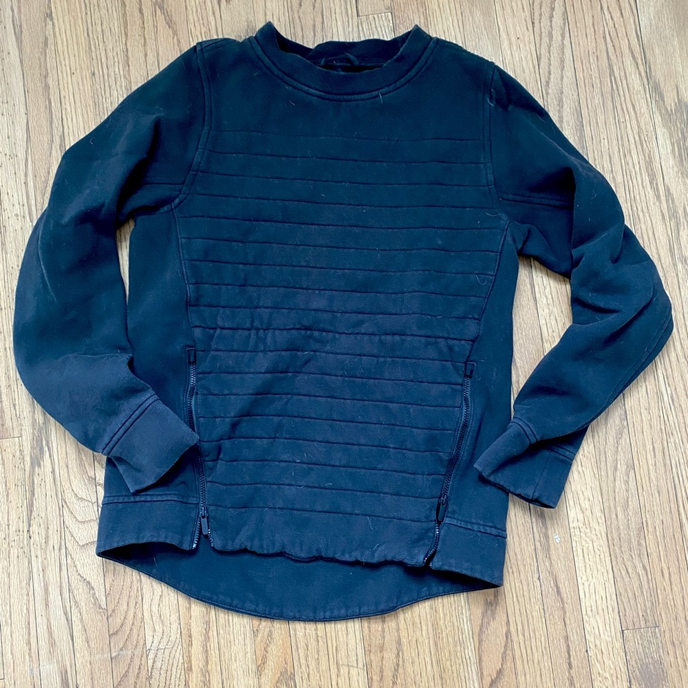 Lululemon Black Crewneck